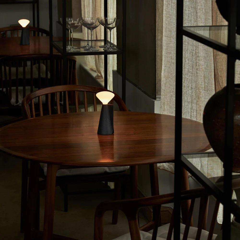 TALA - Granit Siyah Mantle Portatif Lamba - Tala