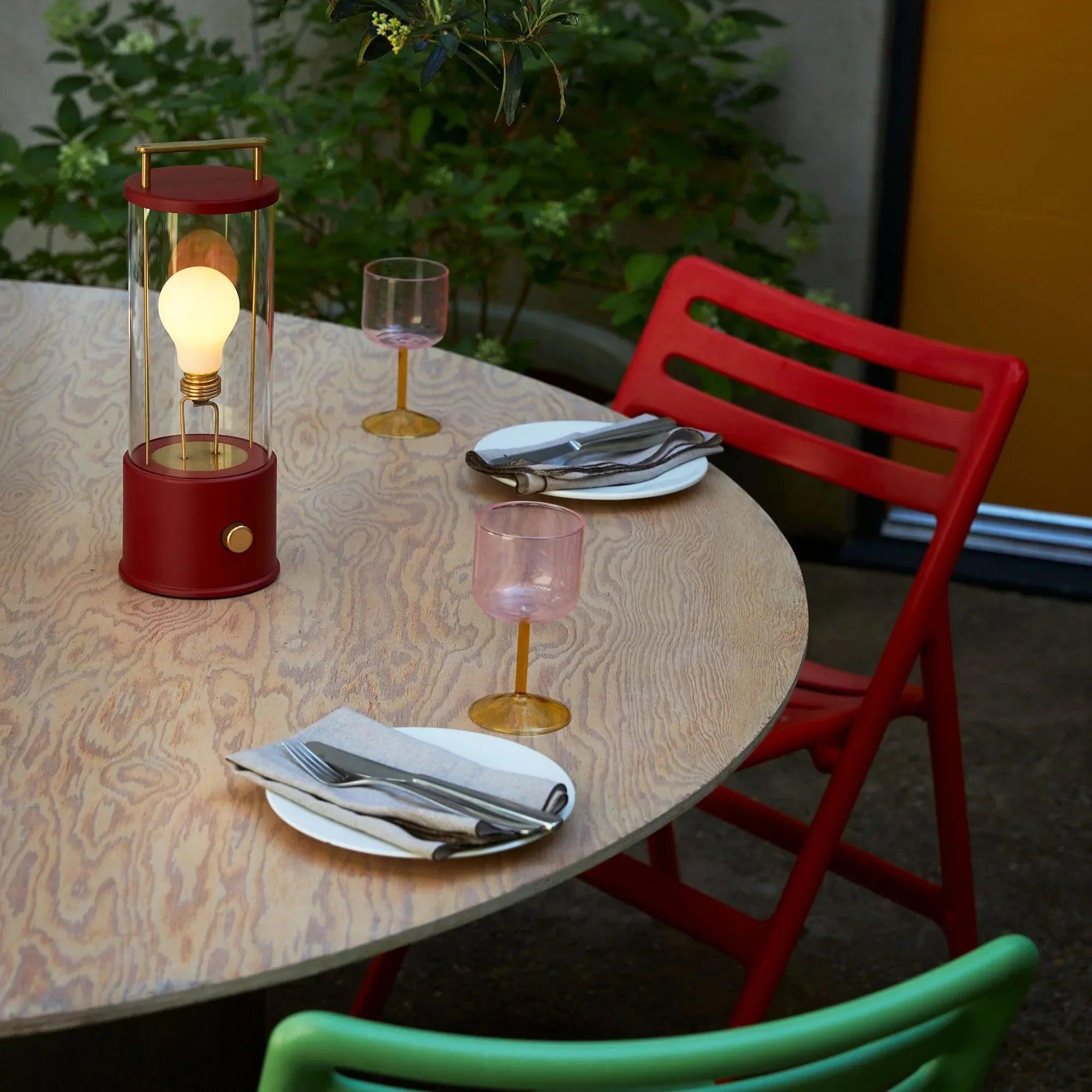 TALA – The Muse Kırmızı Şarjlı Led Lamba - Tala