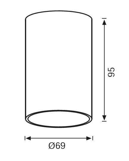 Tavan Armatürü JC068 B&S - Jupiter