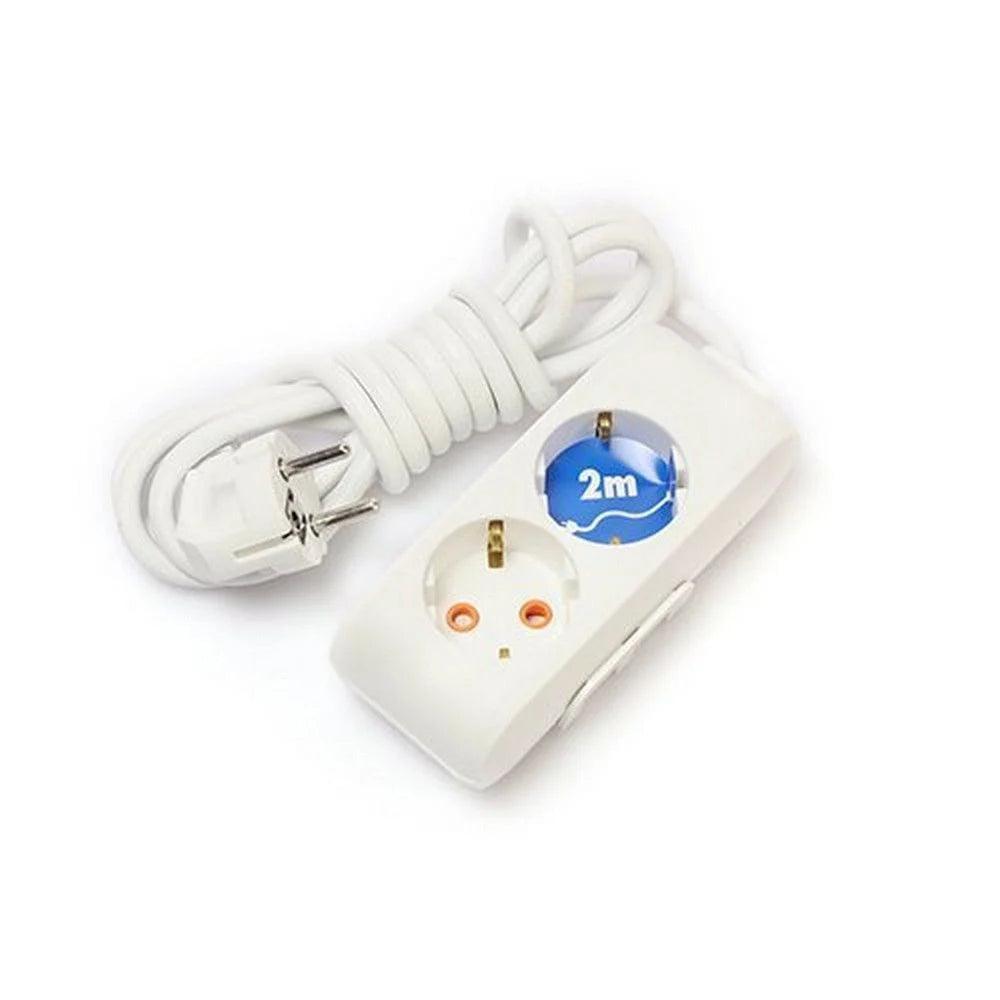 Viko 2'li Çocuk Korumalı 2mt Kablolu Grup Priz - Panasonic