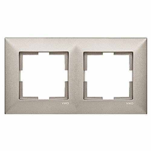 Viko 92190722 Trenda Bronz İkili Çerçeve - Panasonic