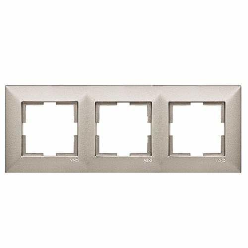 Viko 92190723 Trenda Bronz Üçlü Çerçeve - Panasonic