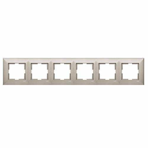 Viko 92190726 Trenda Bronz Altılı Çerçeve - Panasonic