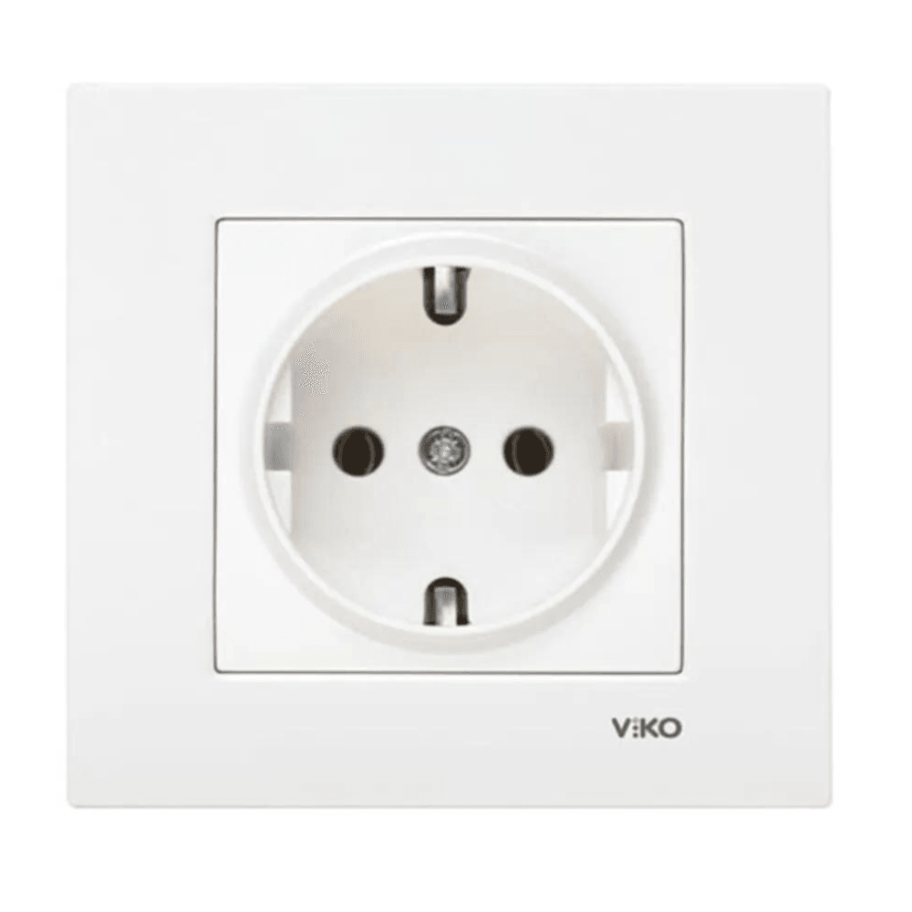 VİKO Karre Çocuk Korumalı UPS Topraklı Priz - Panasonic
