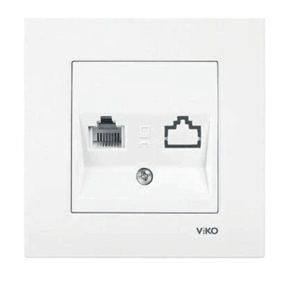VİKO Karre Data Prizi Jacksız - Panasonic