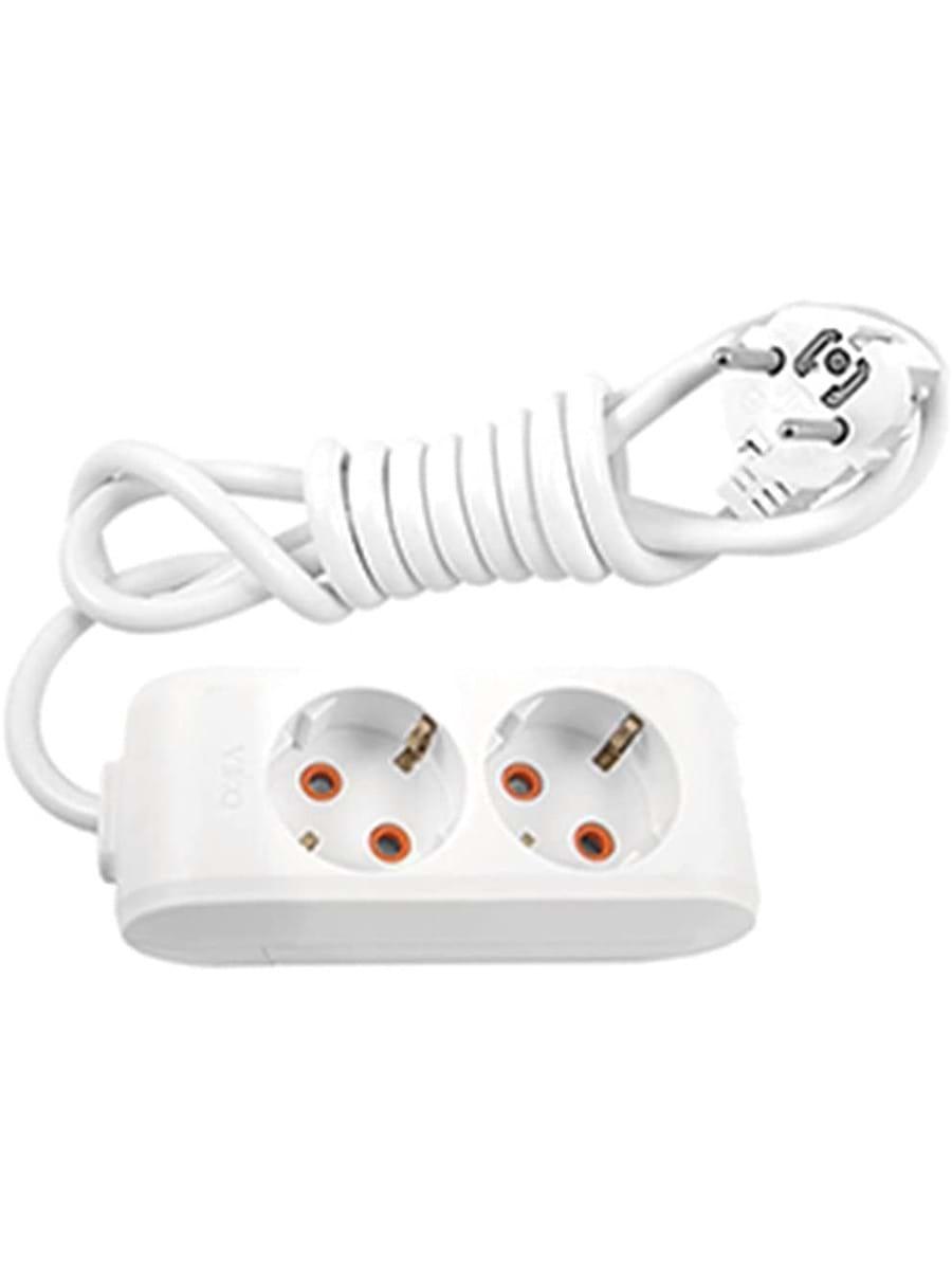 Viko Multi-Let 2'Li Topraklı Çocuk Korumalı Priz 3 Metre - Panasonic