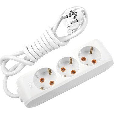 Viko Multi-Let Beyaz Üçlü Grup Priz Topraklı Kablolu Çocuk Korumalı 1 Metre - Panasonic