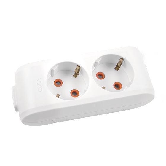 Viko Multi-Let İkili Priz Topraklı Çocuk Korumalı Klemensli - Panasonic