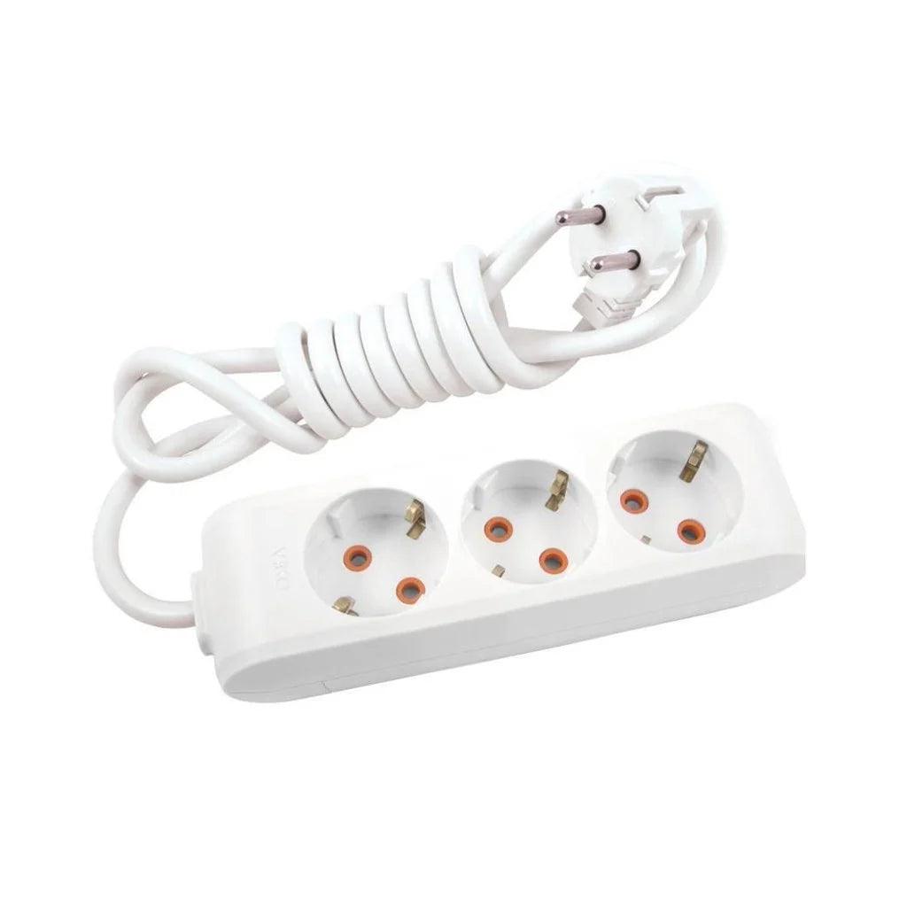 Viko Multi-Let Üçlü Priz Topraklı Kablolu Çocuk Korumalı 2 Metre - Panasonic