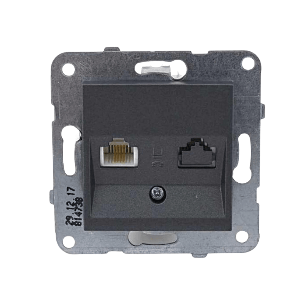 Viko-Novella Füme Cat3 Telefon Prizi - Panasonic