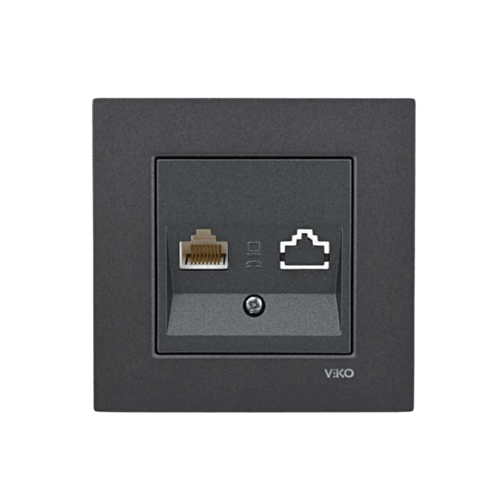 Viko-Novella Füme Cat6 Data Prizi - Panasonic