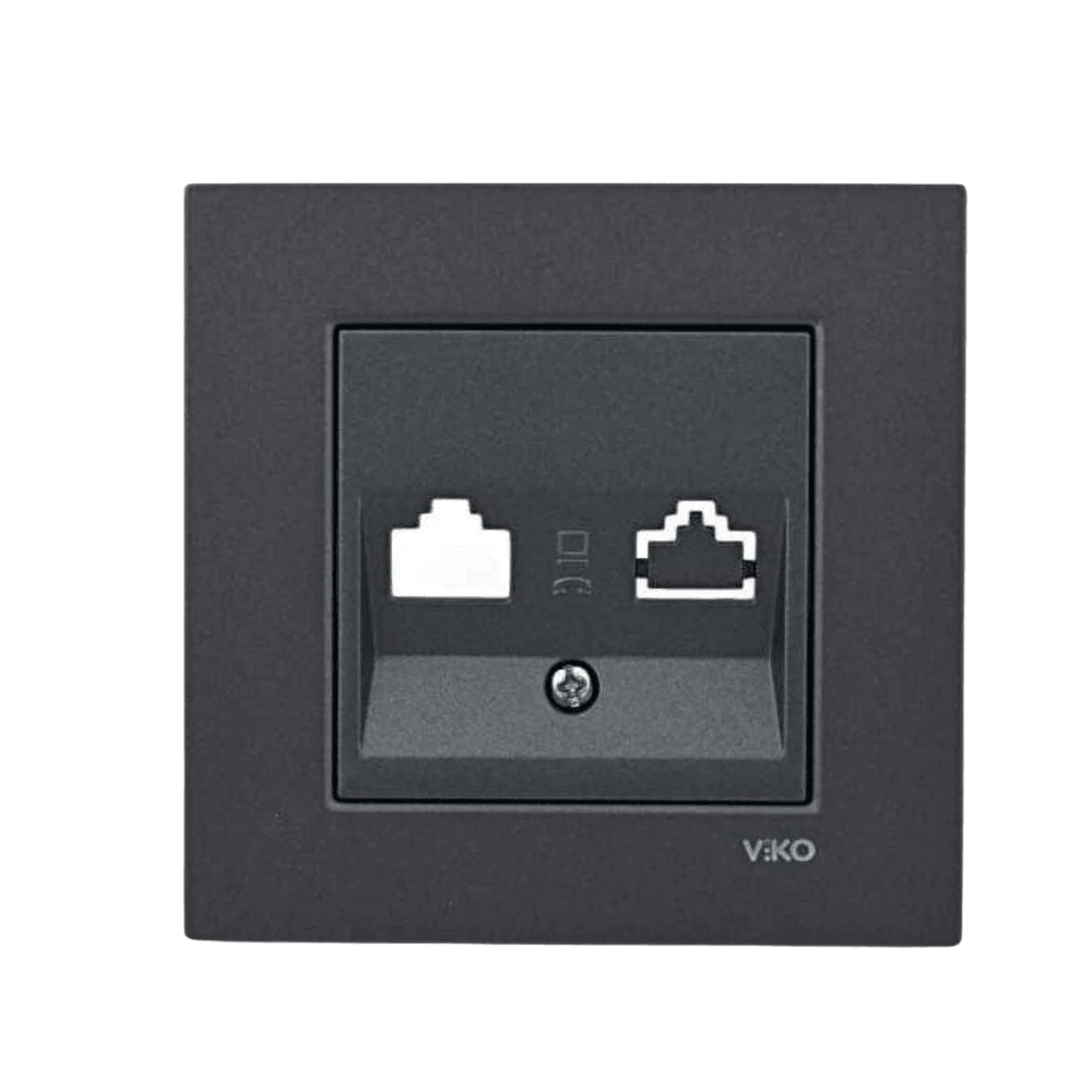 Viko-Novella Füme Cat6 Jacksız Data Prizi - Panasonic