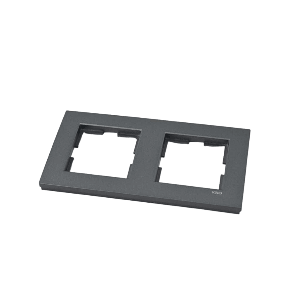 Viko Novella Füme İkili Yatay Çerçeve - Panasonic