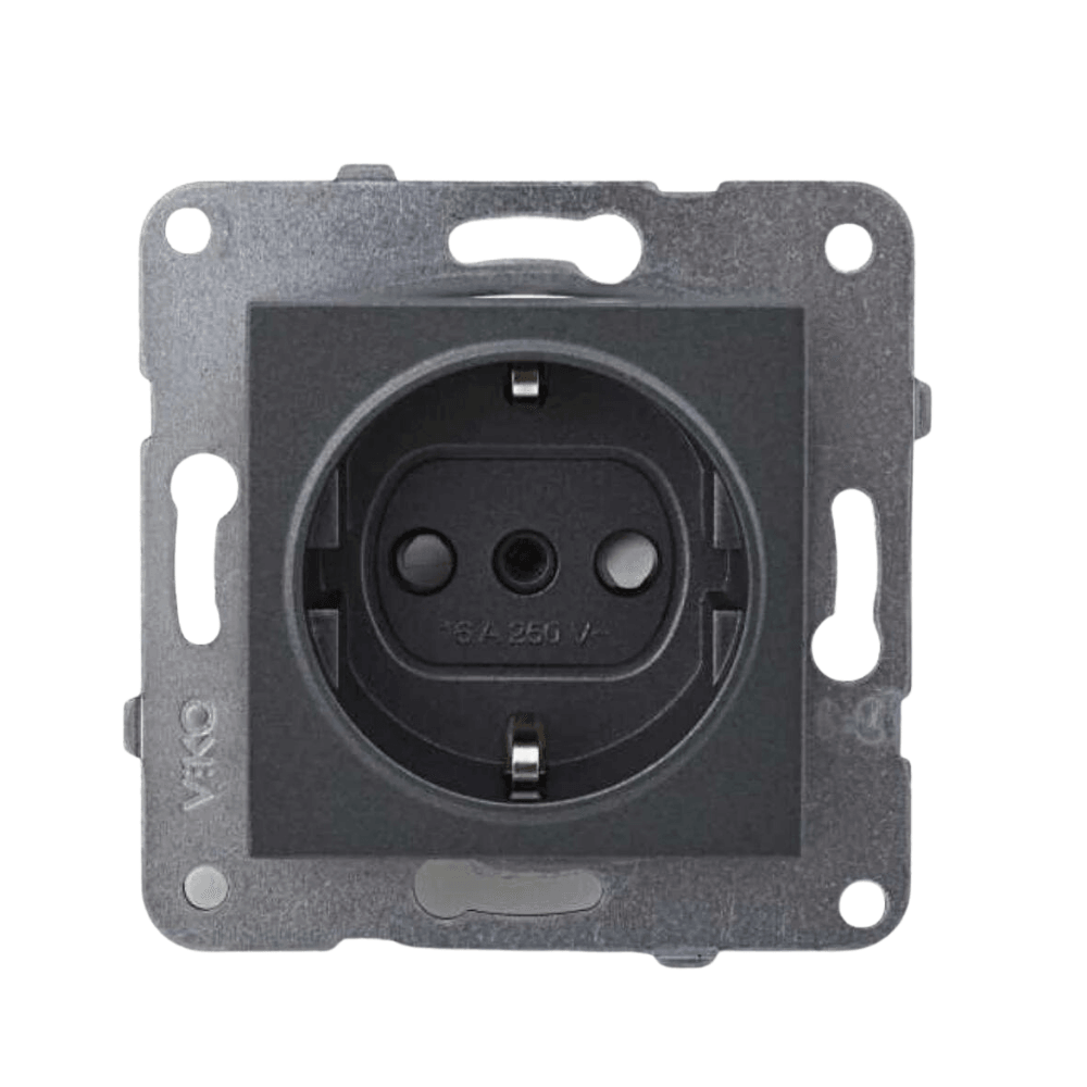 Viko-Novella Füme Topraklı Priz - Panasonic