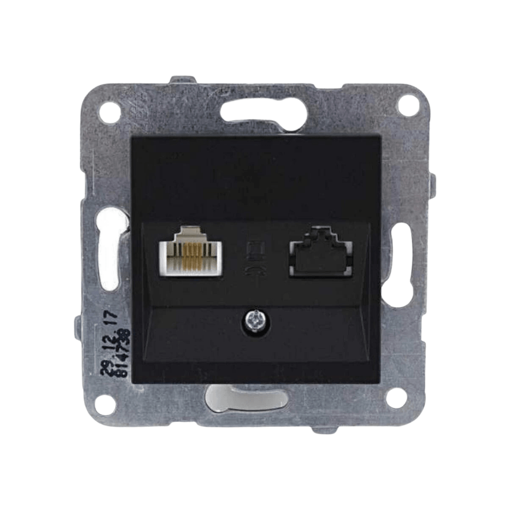 Viko-Novella Siyah Cat5E Data Prizi - Panasonic