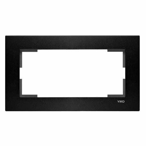 Viko 92190659 Novella Siyah İkili Sıvaaltı Çerçeve - Panasonic