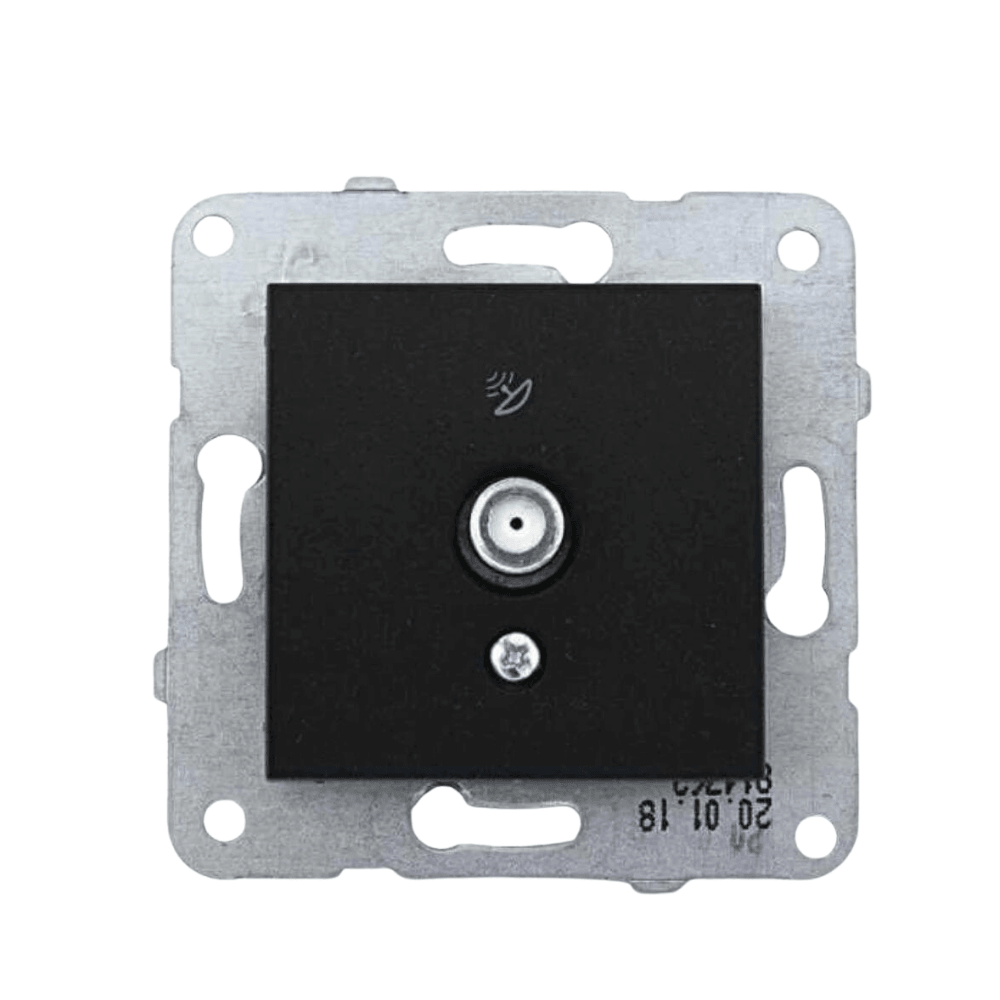 Viko-Novella Siyah Uydu Prizi F Konnektörlü Sonlu - Panasonic