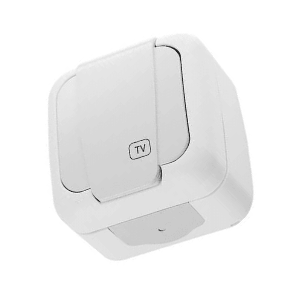 Viko Palmiye Sıva Üstü Sonlu TV Prizi Beyaz - Panasonic