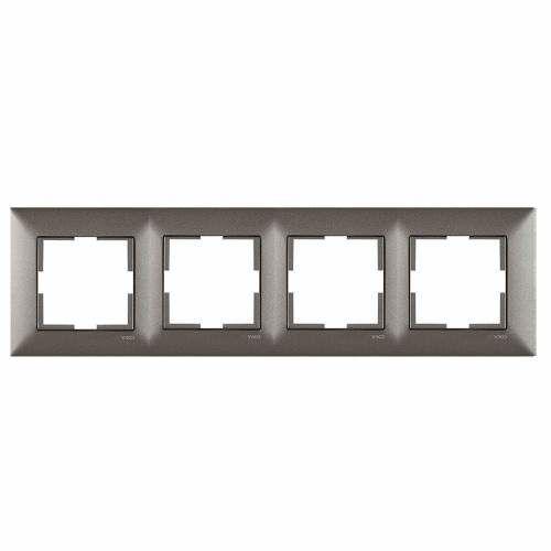 Viko 92190734 Trenda Antrasit Dörtlü Çerçeve - Panasonic