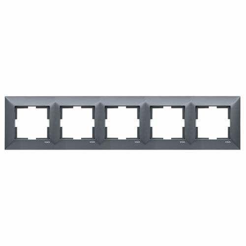 Viko 92190745 Trenda Füme Beşli Çerçeve - Panasonic