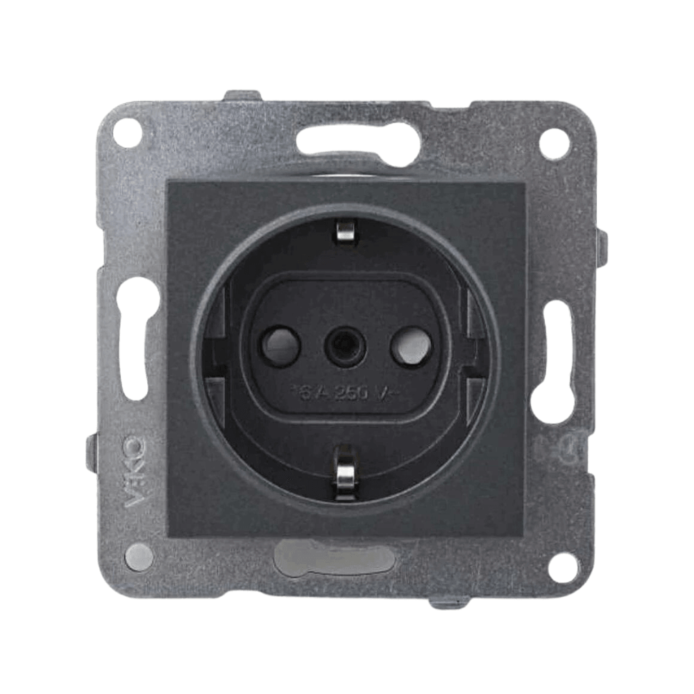 Viko Trenda Füme Topraklı Priz - Panasonic