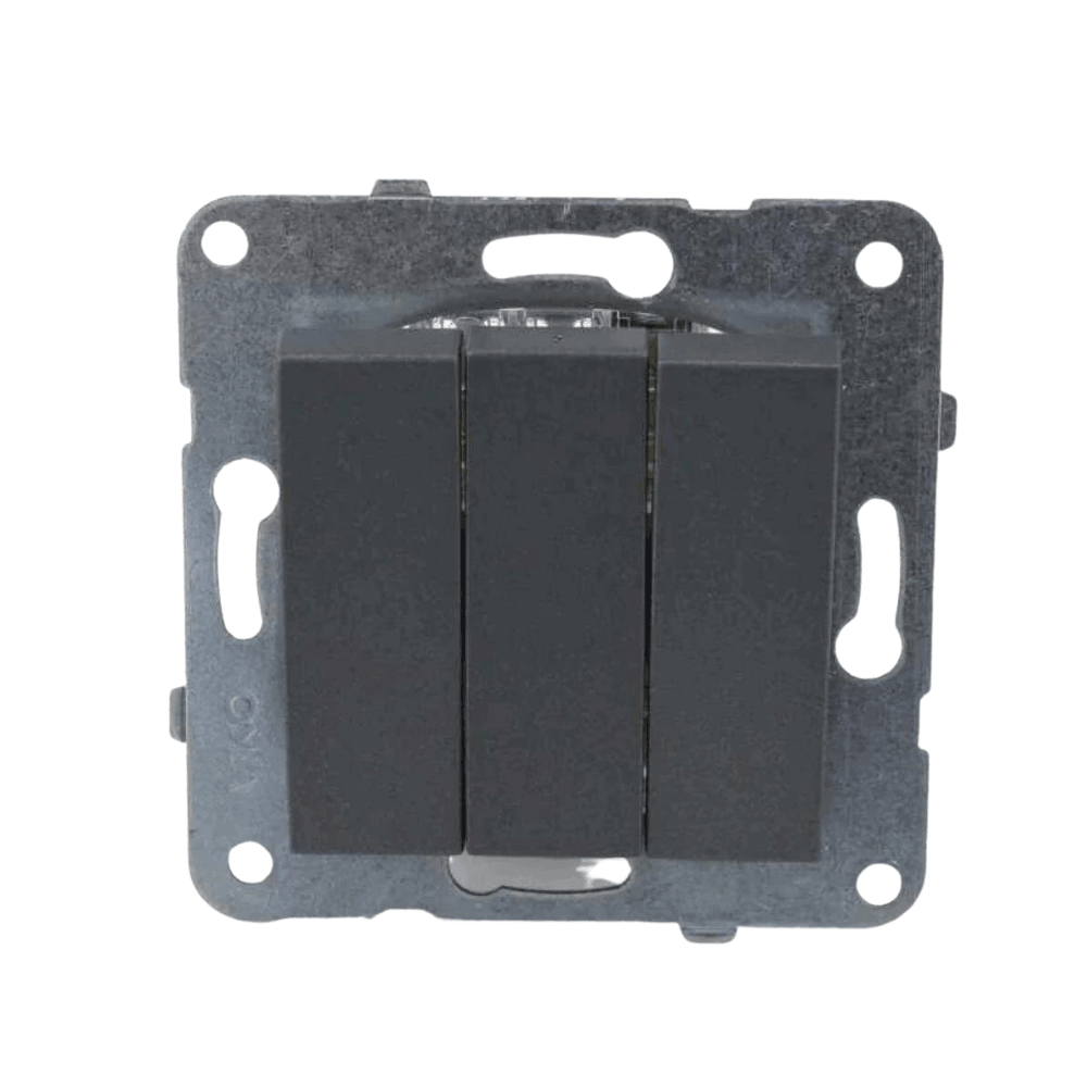 Viko Trenda Füme Üçlü Anahtar - Panasonic