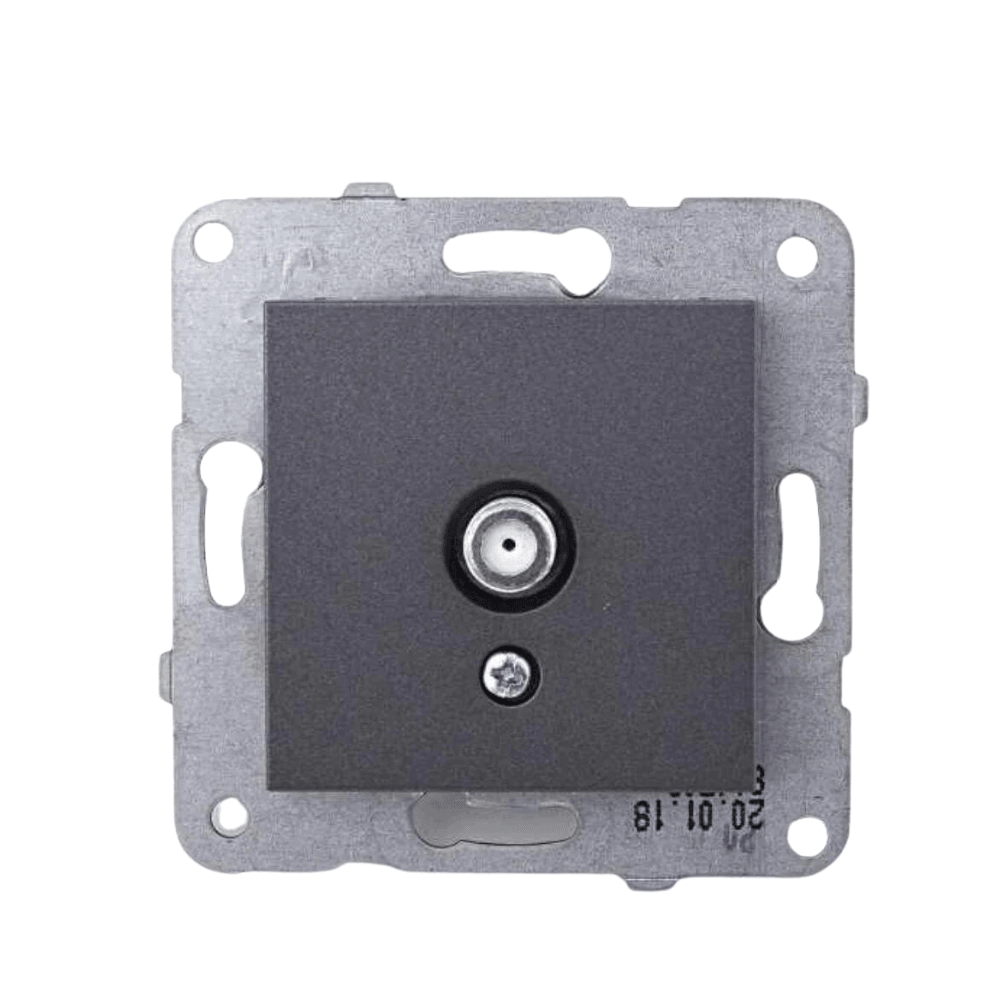 Viko Trenda Füme Uydu Prizi F Konnektörlü Sonlu - Panasonic