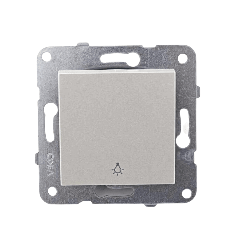 Viko Trenda Metalik Beyaz Light Anahtar - Panasonic