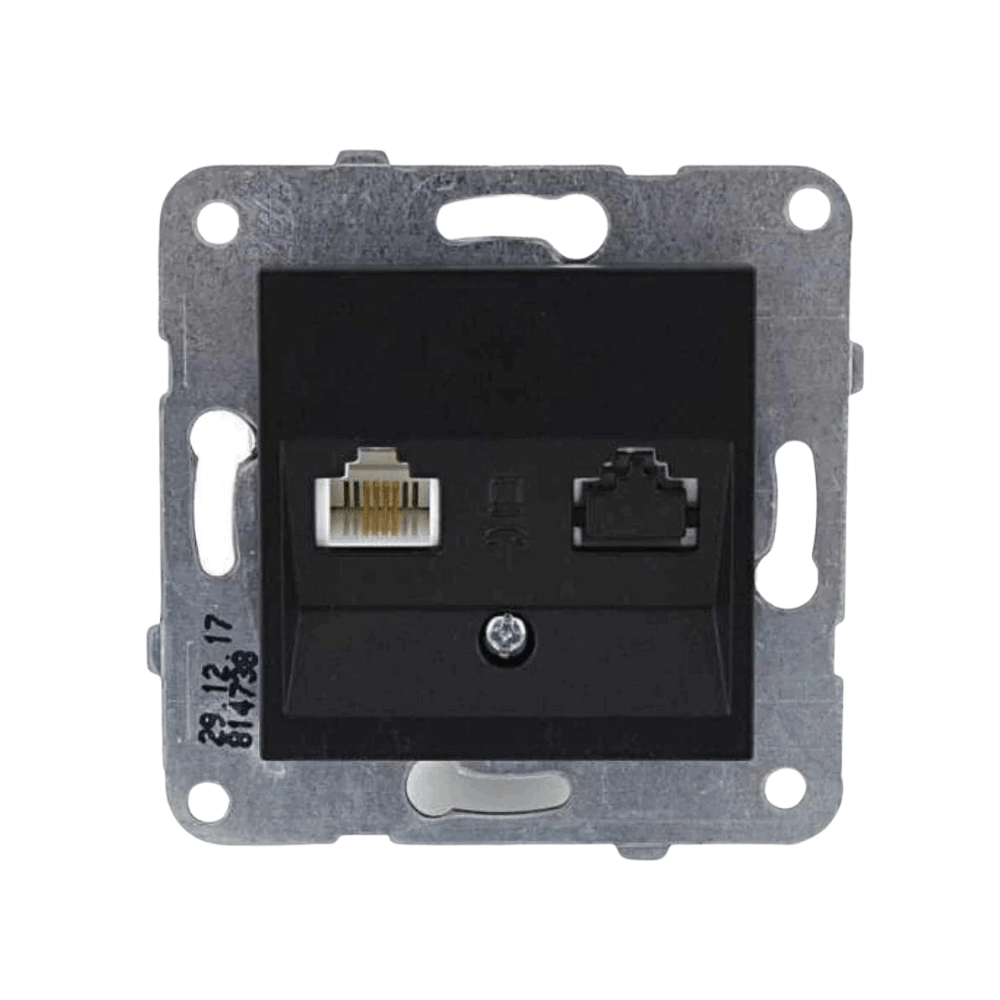 Viko-Trenda Siyah Cat5E Data Prizi - Panasonic