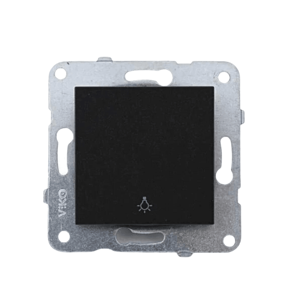 Viko-Trenda Siyah Light Anahtar - Panasonic