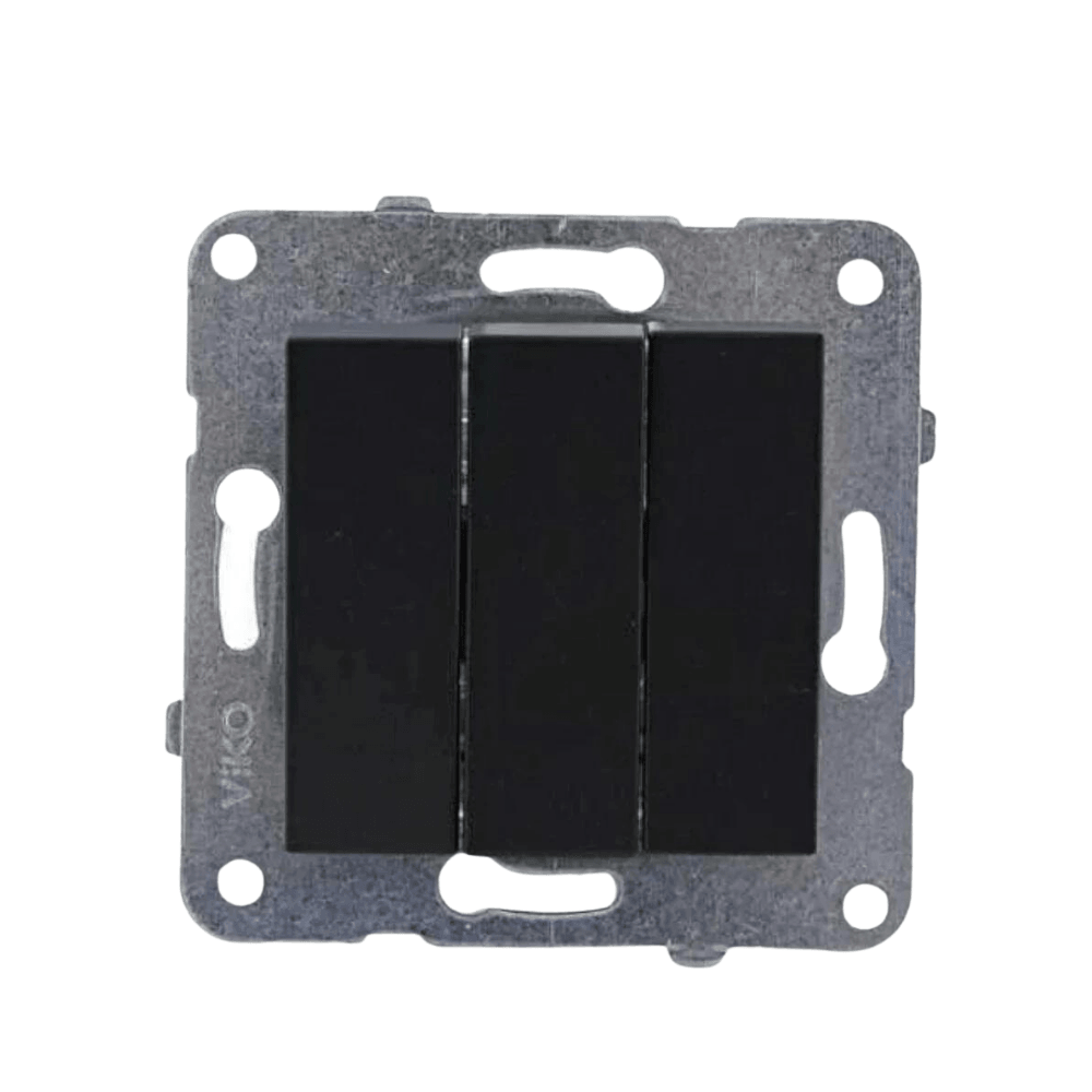 Viko Trenda Siyah Üçlü Anahtar - Panasonic