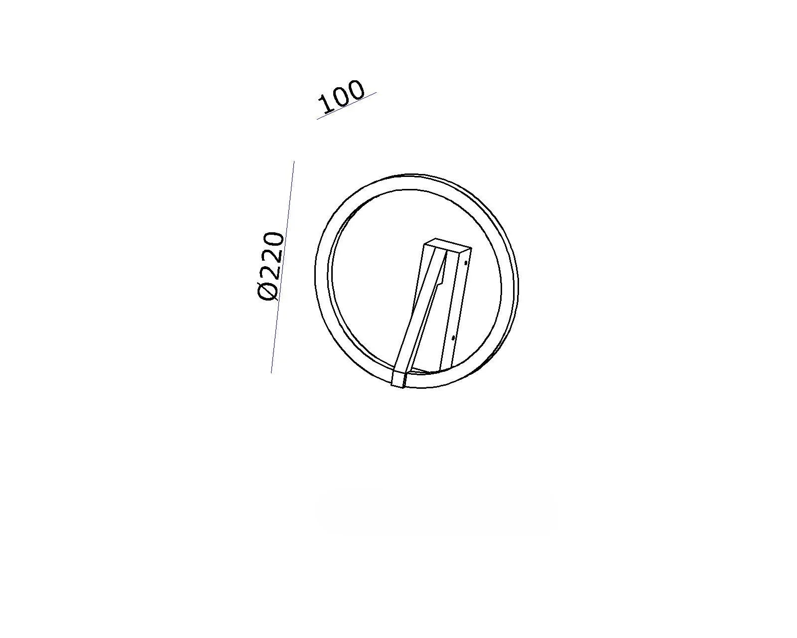 Qavun Metal Wall Light