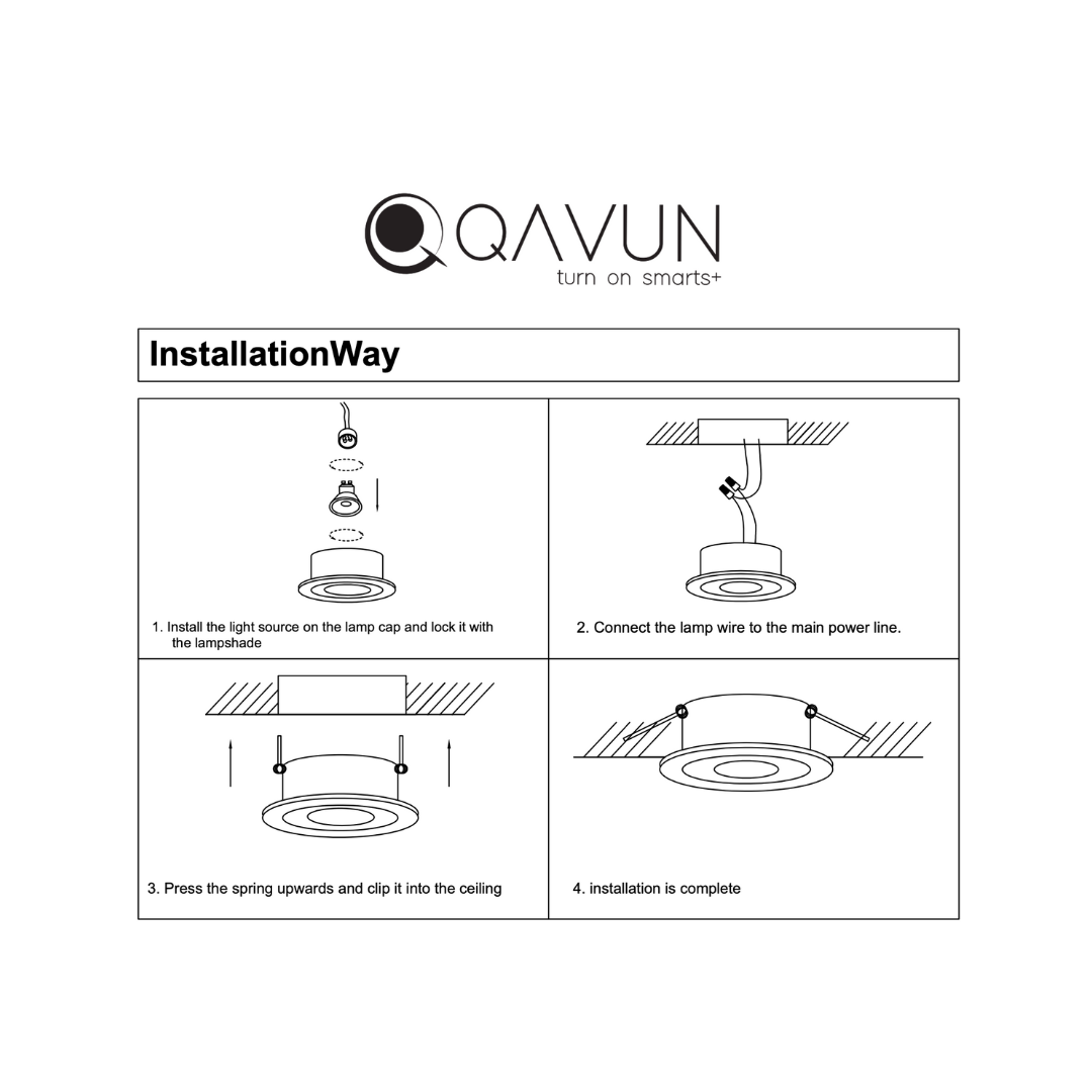 Qavun Holo Serisi Yuvarlak Siyah Bal Peteği Spot Light QV 11202-004