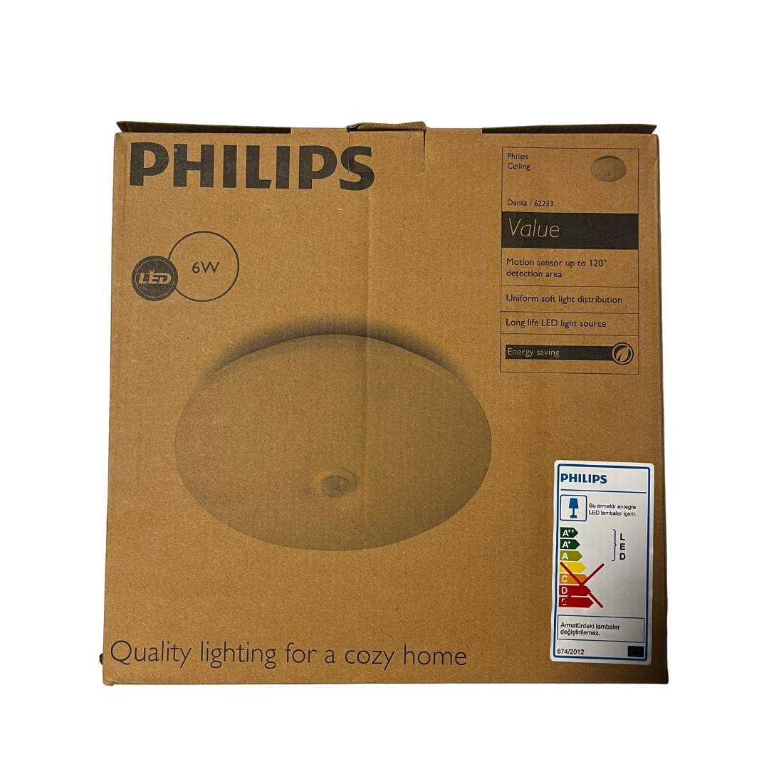 Philips Led Sensör 62233 Sensor Led Plafoyer 6 Watt 6500 K