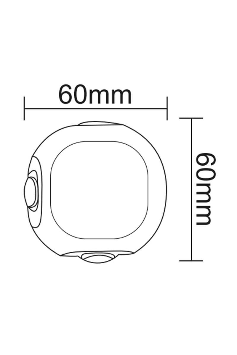 Ack AH07-07401 4W 3000K Günışığı Çift Taraflı Dekoratif Led Duvar Apliği - Ack