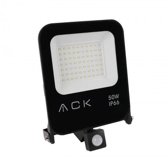 Ack AT62-25032 50W Sensörlü Led Projektör 6500K Beyaz - Ack