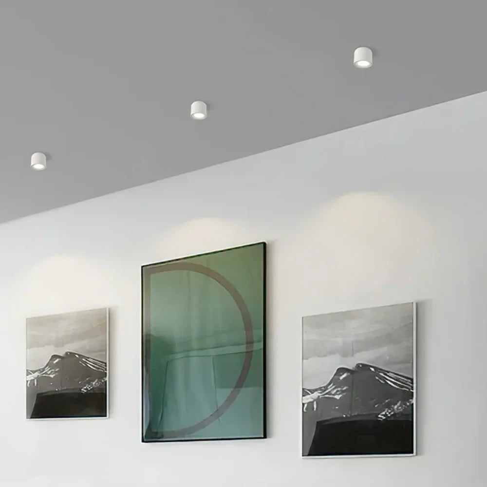 QAVUN Arte Bone Sıva Üstü Downlight – Beyaz