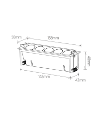 Jupiter Beyaz 12 Watt 5 'li Led Spot LS476 B