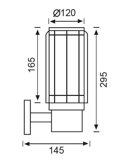 Jupiter Bahçe Aplik JG931