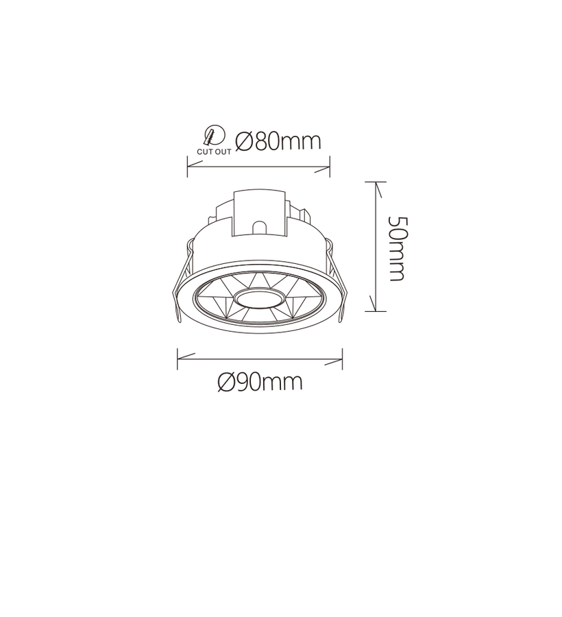 Jupiter Sıva Altı Spot LS500 B&S - Jupiter