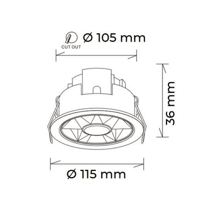 Jupiter Sıva Altı Spot LS501 S&SK - Jupiter