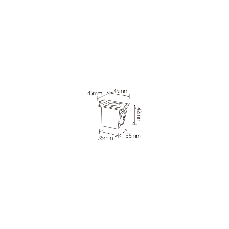 Jupiter Beyaz&Siyah 3 Watt 1'li Led Spot LS473 B