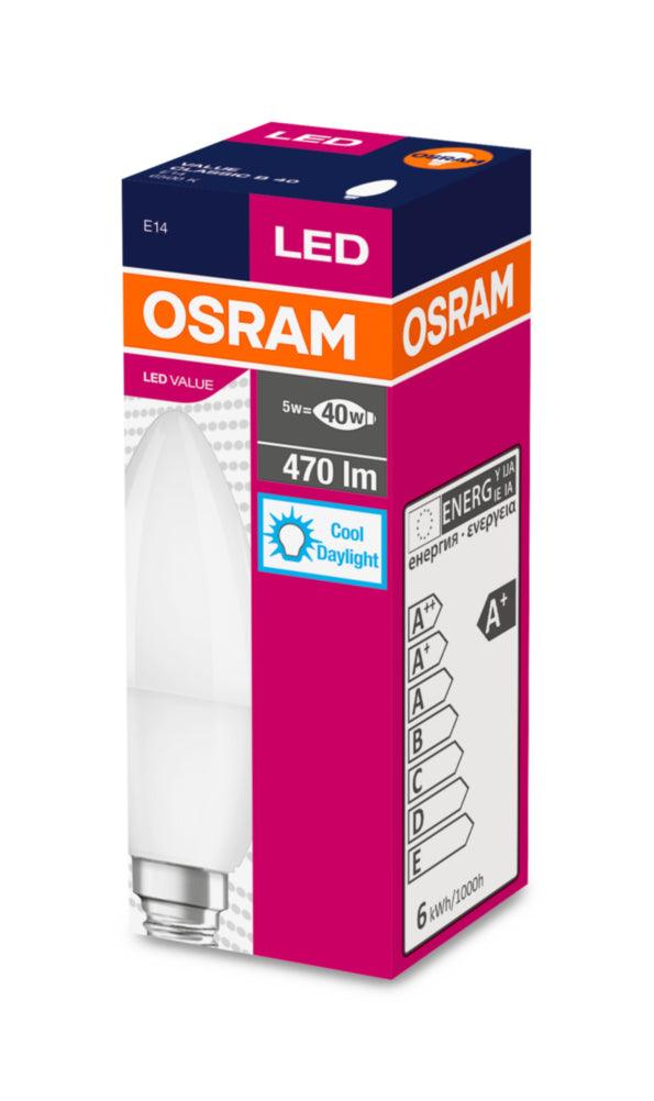 Osram Led Value 5,5W Beyaz Işık Mum E14 - Osram