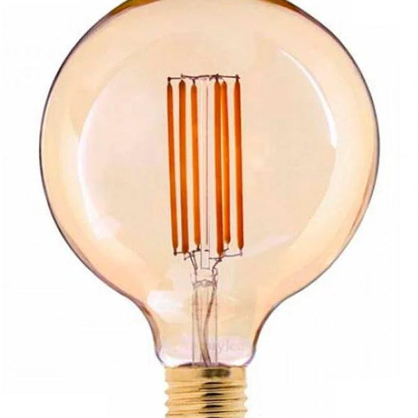 Panasonic E27 LED Filaman G125 Rustik Lamba 7W 630lm 2000K Gold