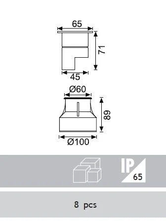 Jupiter 3000K Gün Işığı LED Gömme Bahçe Armatürü LG947