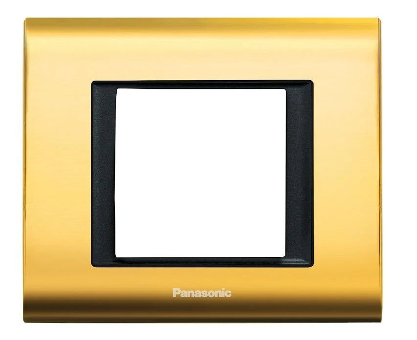 Viko Panasonic Thea 2M Sistema Gold+Siyah Çerçeve