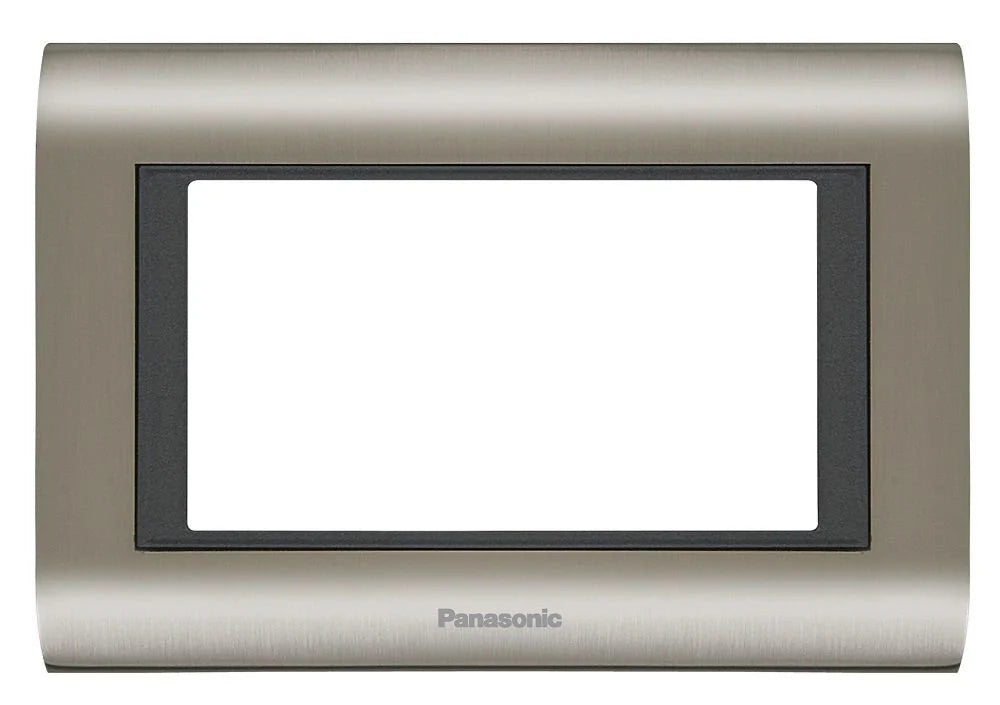 Viko Panasonic Thea 3M Sistema Inox+Füme Çerçeve