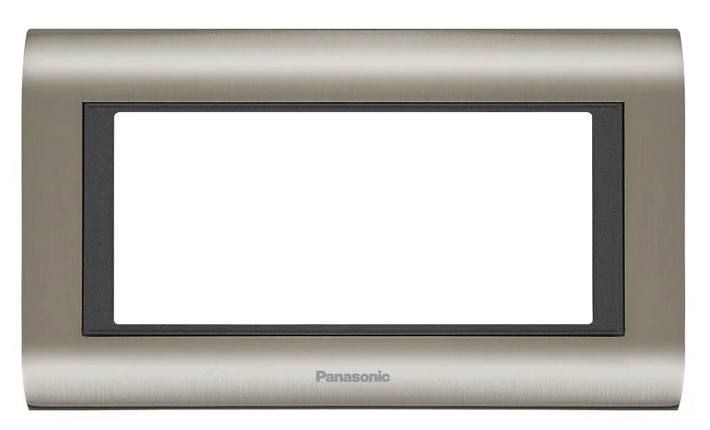 Viko Panasonic Thea 4M Sistema Inox+Füme Çerçeve