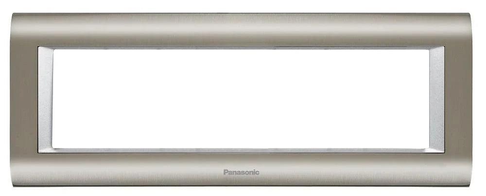 Viko Panasonic Thea 7M Sistema Inox+Metalik Beyaz Çerçeve